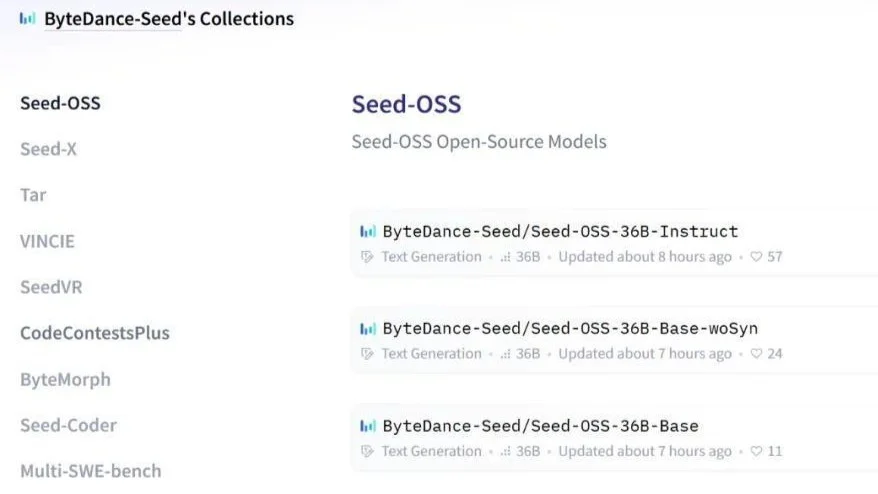 剛剛，字節開源Seed-OSS-36B模型，512k上下文